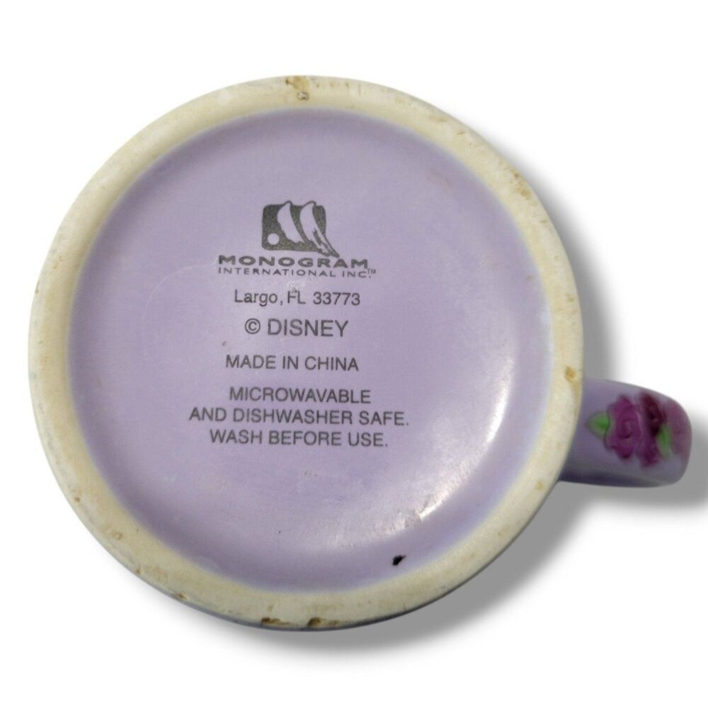 Monogram Mug Disney Mug Princess Belle Mug Disney's Beauty And The Beast Cup EUC - Picture 7 of 9